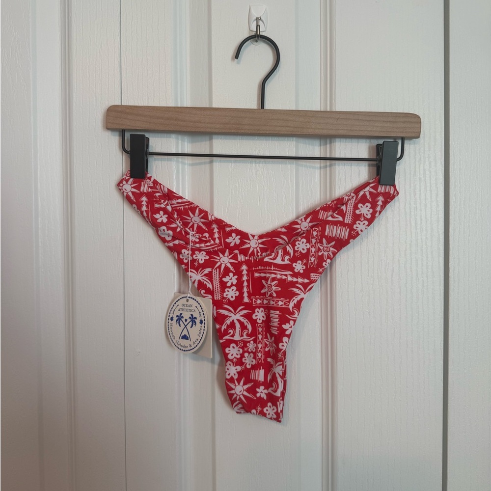 Kulani Kinis Tropical Red Bikini Bottom
